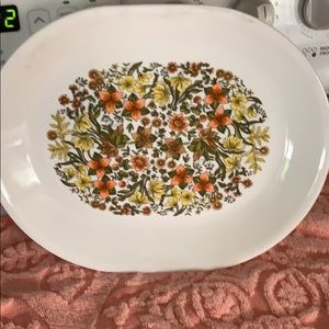COPY - Vintage Corelle oval plate Indian Summer